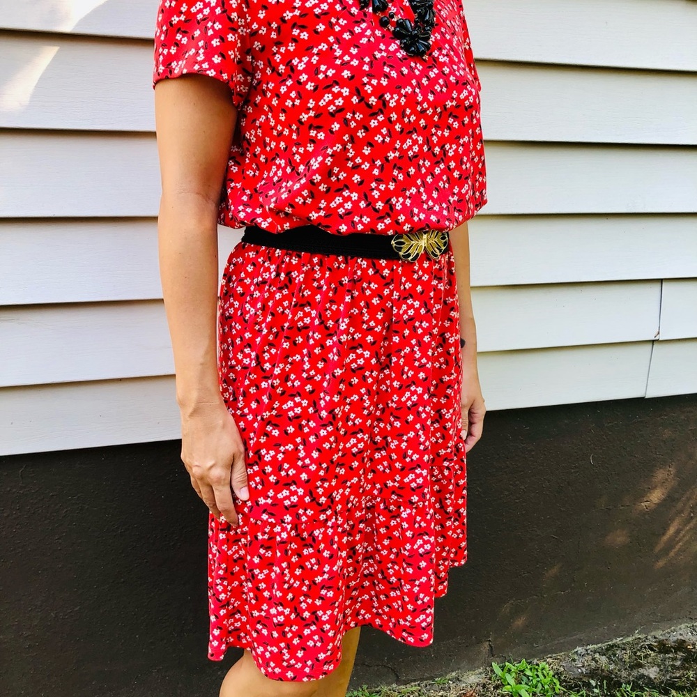 Small red Banana Republic dress